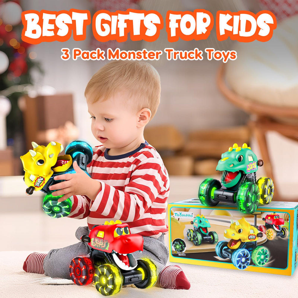 Tsomtto Monster Truck durable ABS plastic ensures lasting toddler play