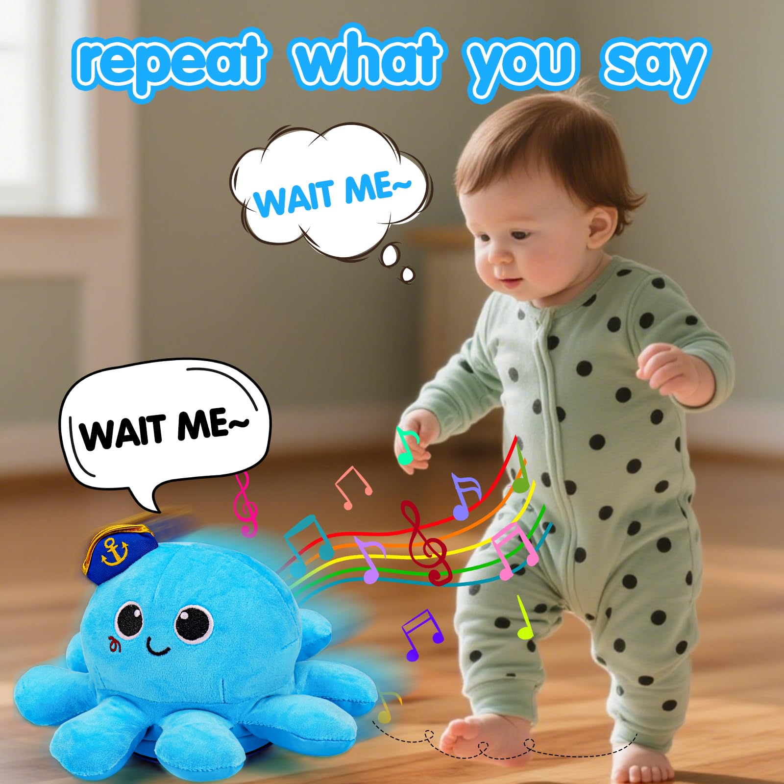 Tsomtto obstacle-avoidance crawling toy keeps baby safe while exploring