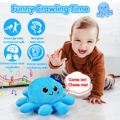 Tsomtto octopus light-up feature enhances sensory exploration during early play