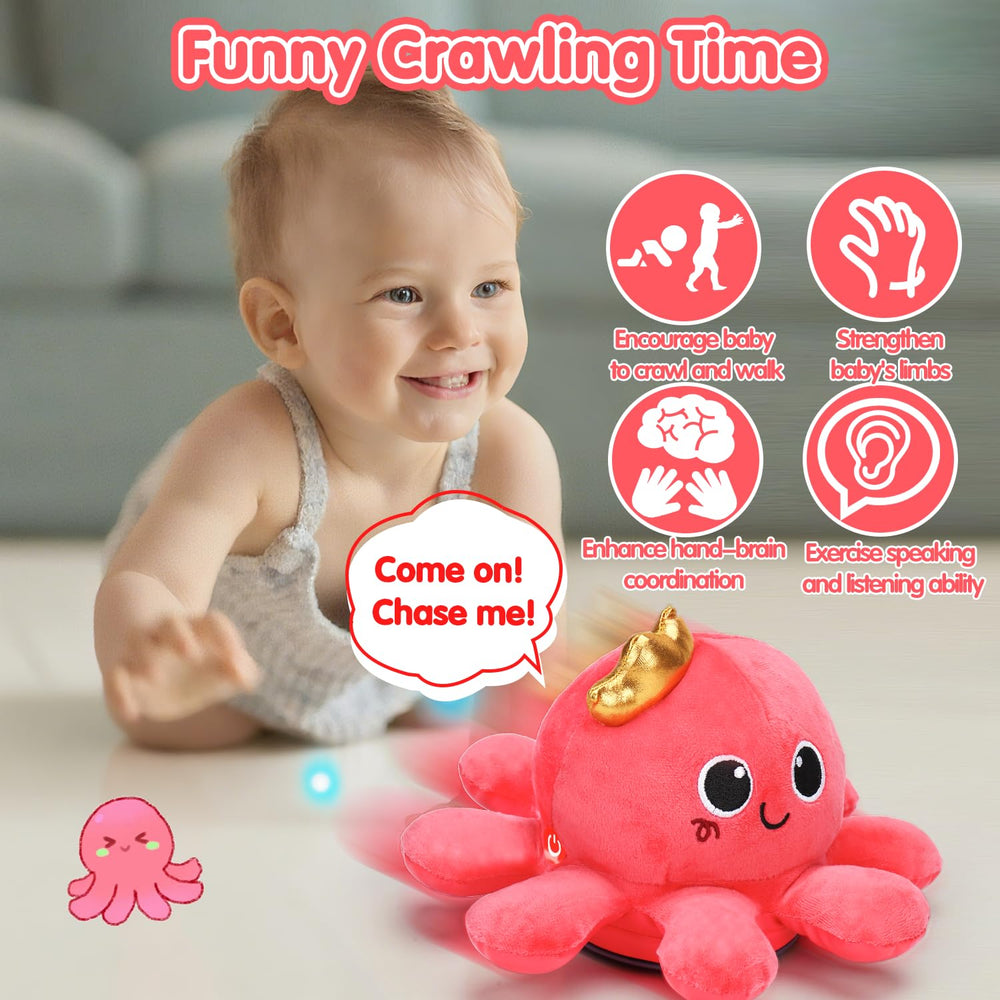 Tsomtto octopus music toy lights up to captivate babies