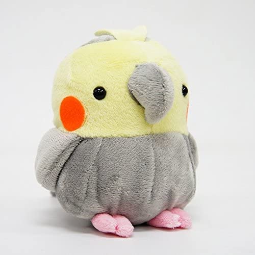 TSTADVANCE soft cockatiel grey plush toy, medium size, perfect for cozy hugs.