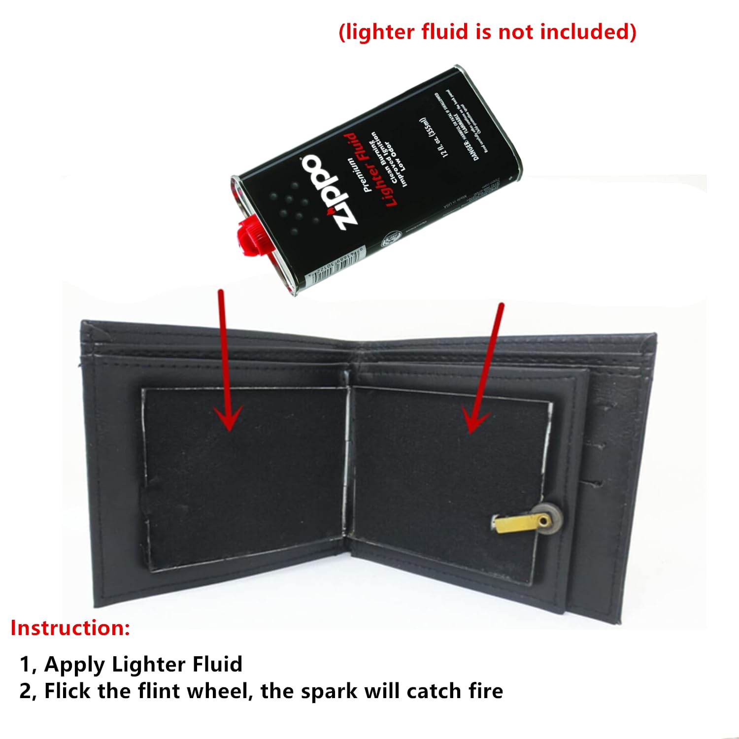 TSY TOOL Fire Wallet opening flash demonstrates fast flame control for stunning reveals