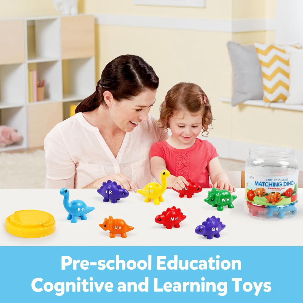 TSYAN dinosaur learning toy for interactive alphabet practice.