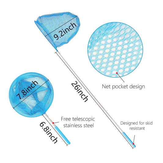 TSYAN kids butterfly net bundle with bright colors for easy outdoor use.