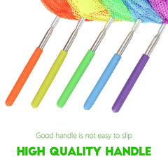 TSYAN dense nylon mesh catches small insects smoothly without snagging.