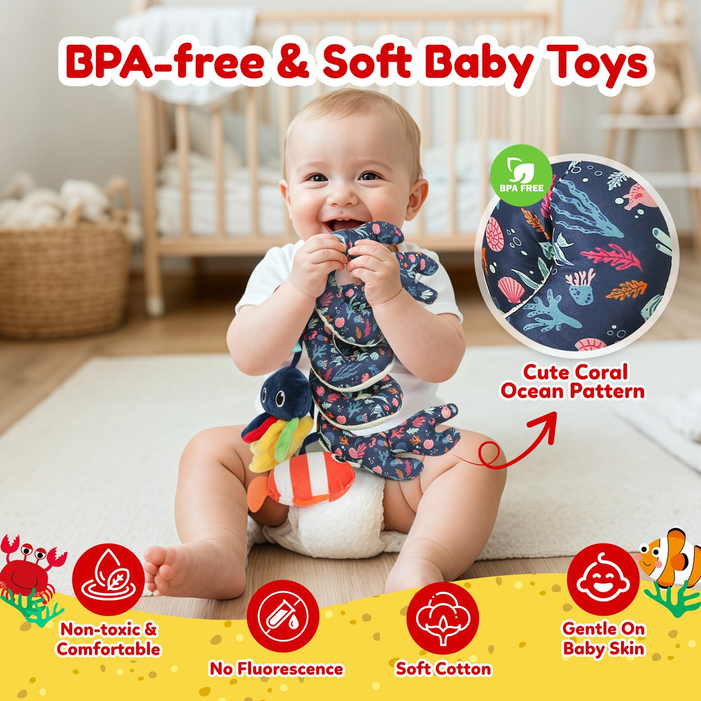 TSYAN baby toy features BPA-free fabrics for safe, washable fun.