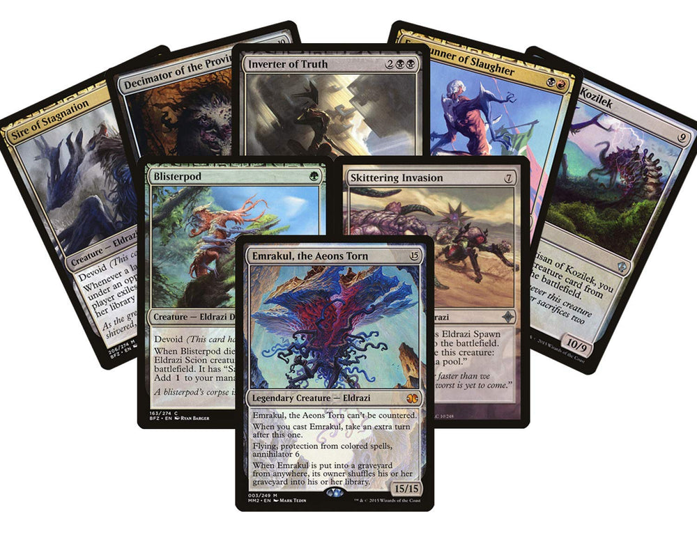TTD Cards Lots Eldrazi lot image: varied commons and rares for casual play and collection