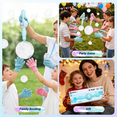 TTKADIY music and lights enhance sensory engagement during bubble play.