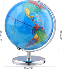 TTKTK 8-inch globe complements any decor style.