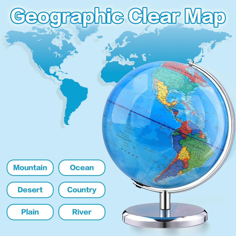 TTKTK rewritable globe surface for easy note-taking.
