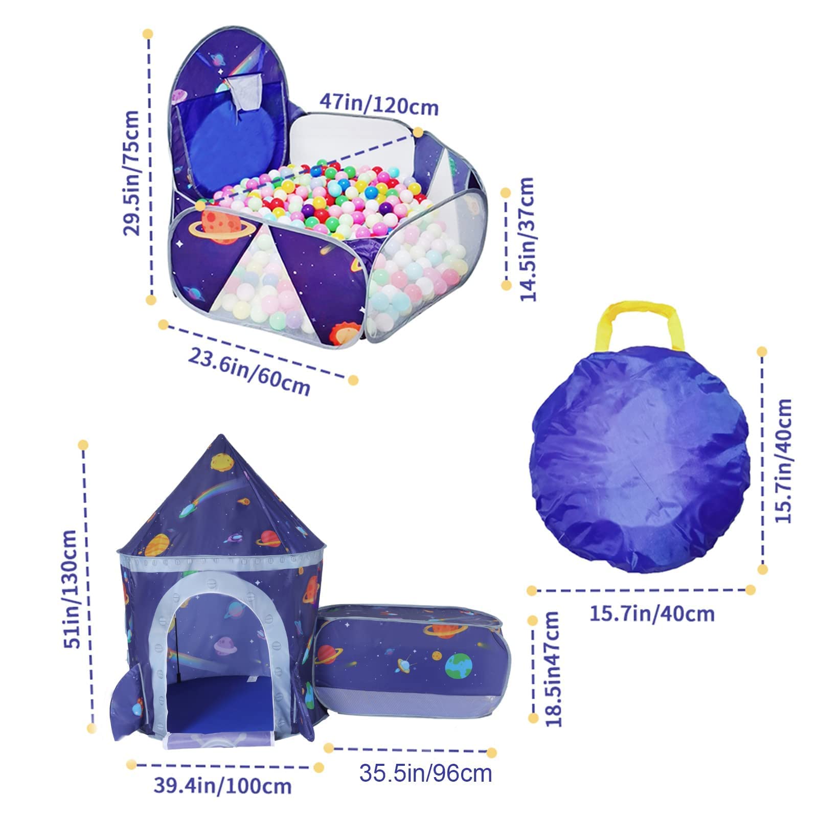 TTLOJ multi-use playhouse suitable for indoor or outdoor fun.