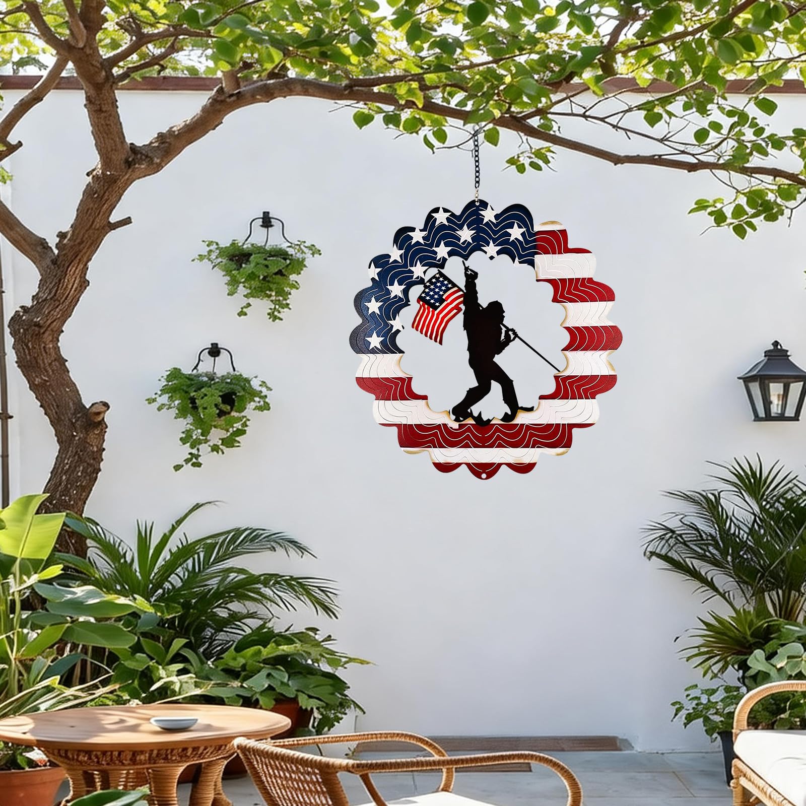 TT & MM patriotic gift for dad with hanging hook.