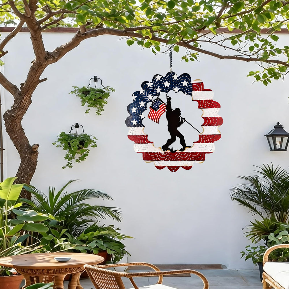 TT & MM patriotic gift for dad with hanging hook.
