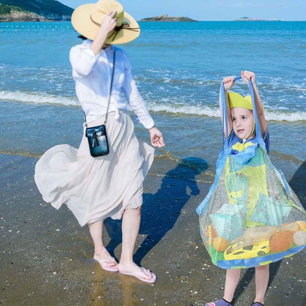 TTSAM durable oxford fabric with mesh panels for long-lasting beach storage.