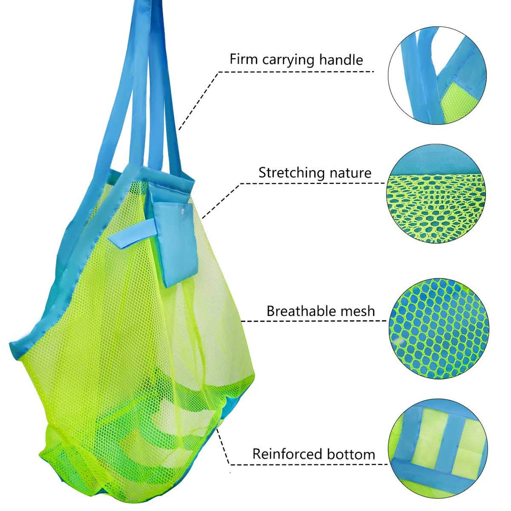 TTSAM foldable beach bag compact when stored and easy to carry.