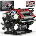 Tuajixz V8 engine model kit shows pistons movement for hands-on learning.