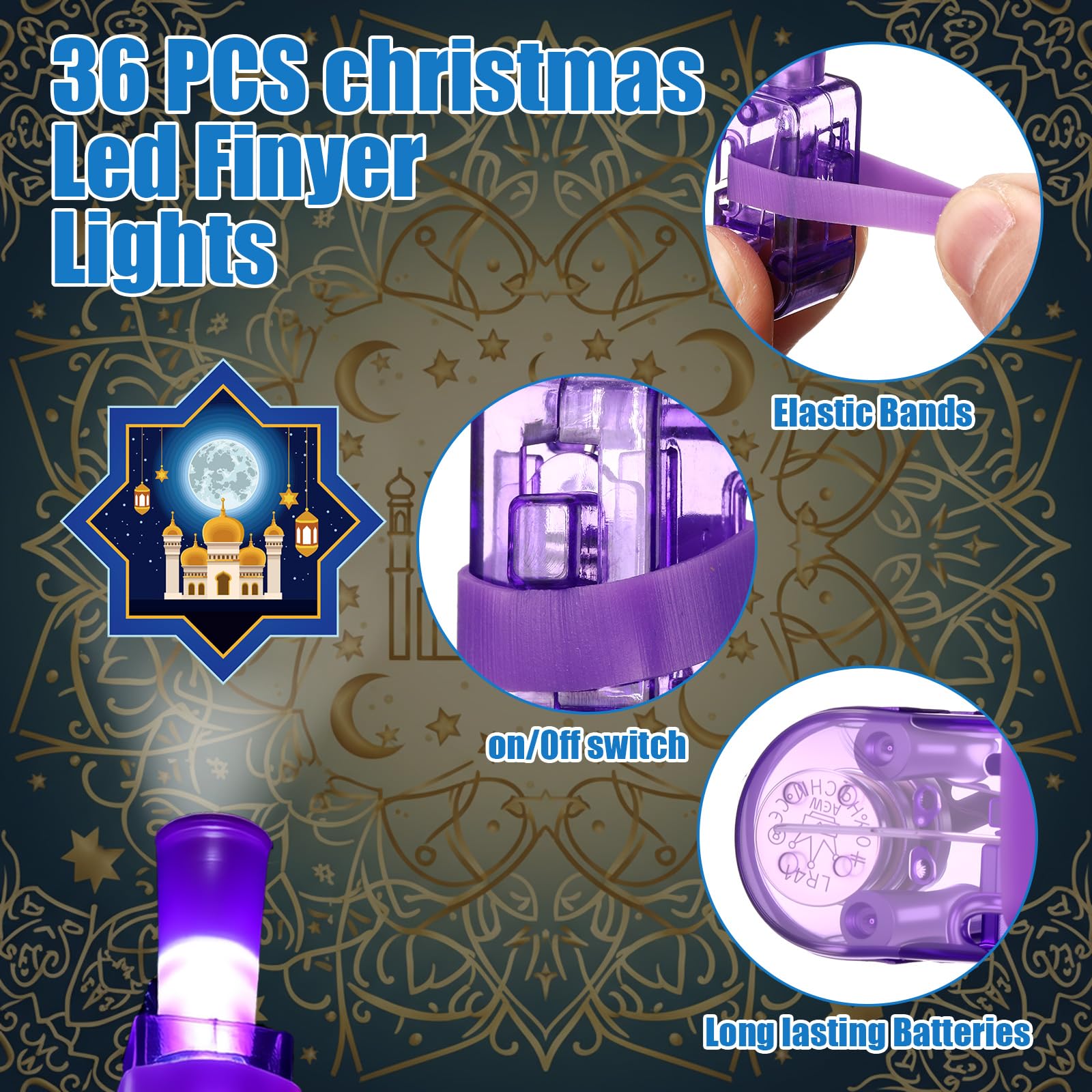 Tuanse soft non-toxic finger lights are safe for children during play.