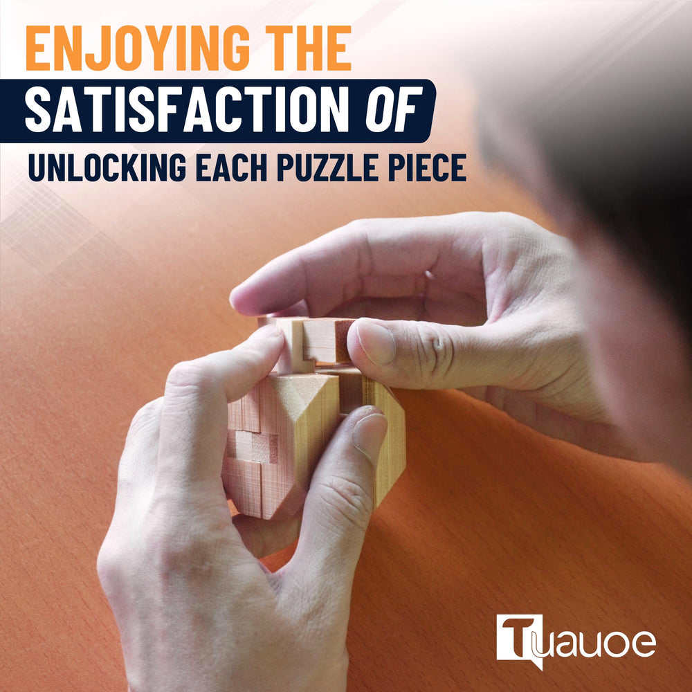 Tuauoe travel-friendly mini puzzle fits pockets for entertainment anywhere.