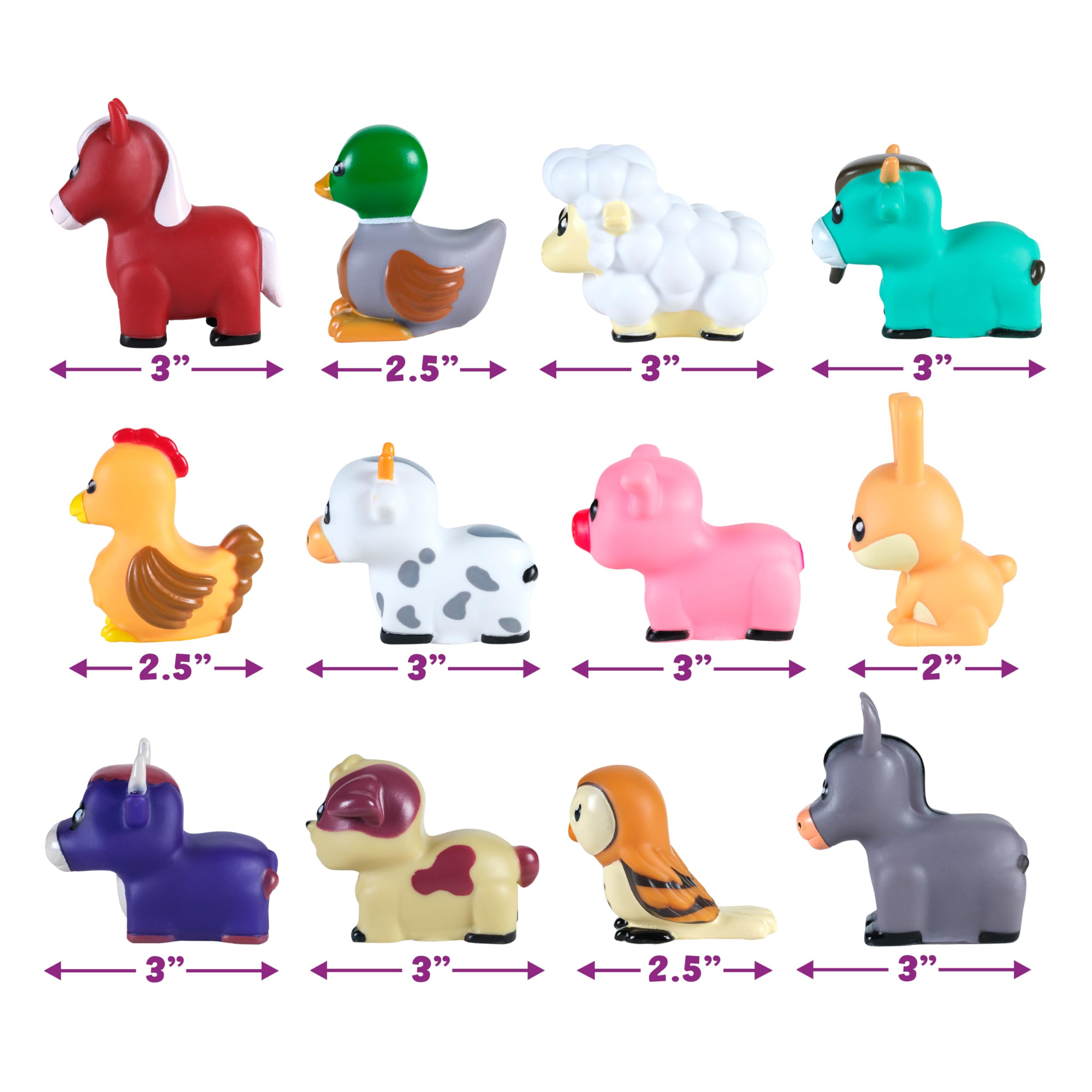 Tub Works Barnyard donkey bath toy easy-to-hold for little fingers.