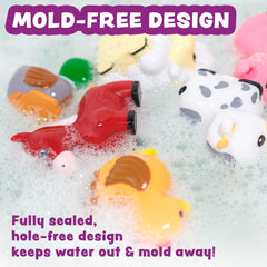 Tub Works Barnyard sheep bath toy durable and safe for toddlers.