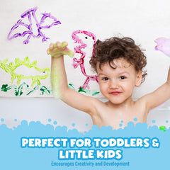 Tub Works Bath Paint Soap children hands painting colorful tub artwork
