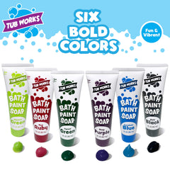 Tub Works Bath Paint Soap electric green tube used for tub wall art