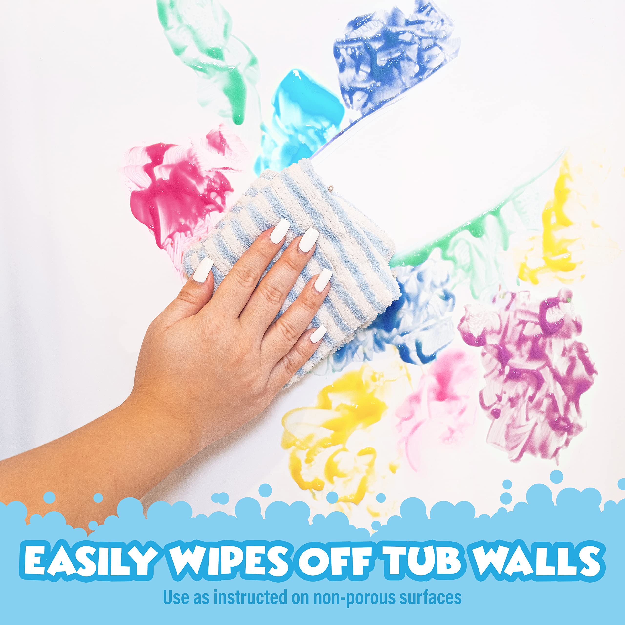 Tub Works Bath Paint Soap in Plum helps toddlers experiment with shades and patterns.