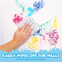 Tub Works Bath Paint Soap in Plum helps toddlers experiment with shades and patterns.