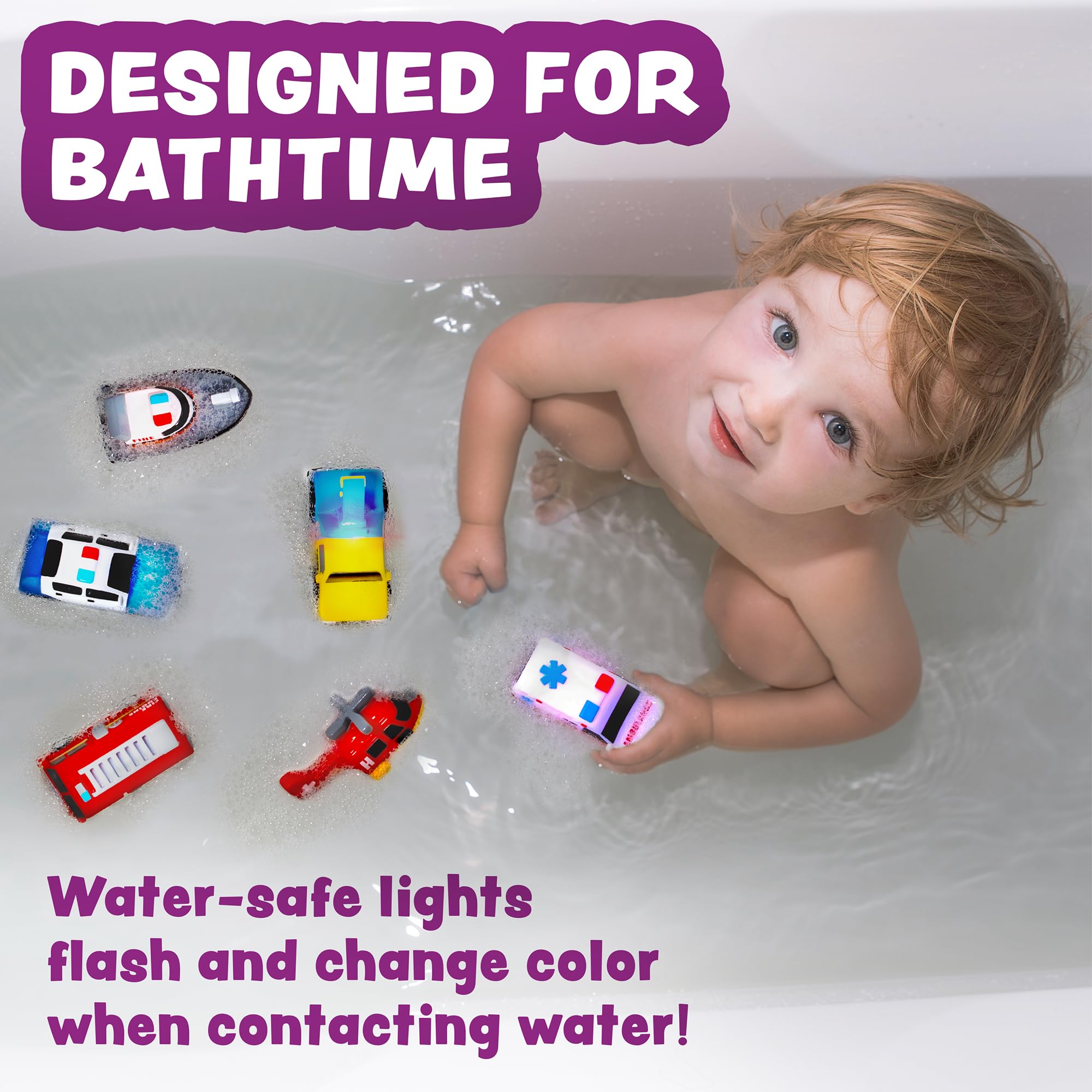 Tub Works Emergency mold-free design bath toy for easy cleaning.