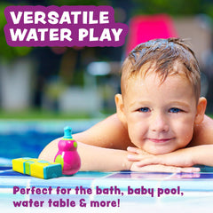 Tub Works Tools floating bath toy stays buoyant for splashy fun.