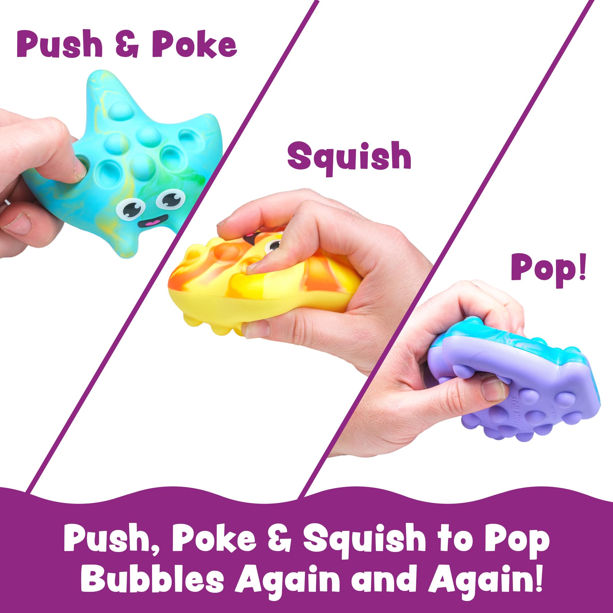 Tub Works Tub Poppers silicone close-up showing soft, molded texture