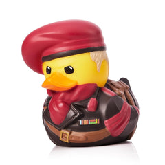 TUBBZ Mini Revolver Ocelot duck figurine from Metal Gear Solid for display and collection