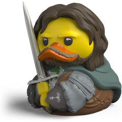 TUBBZ Aragorn duck front view for shelf or desk display