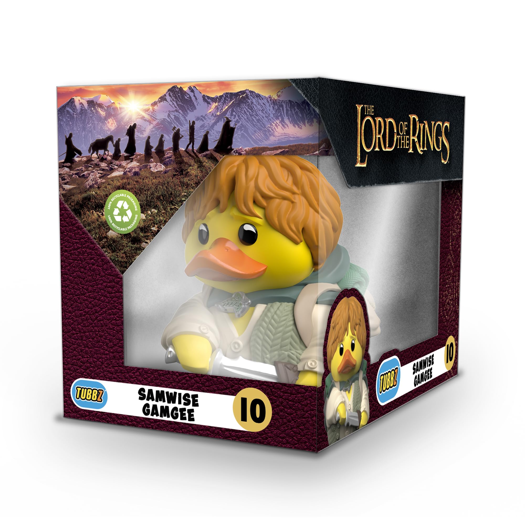TUBBZ Boxed Edition packaging with Lord of the Rings logo for gifting or shelf display