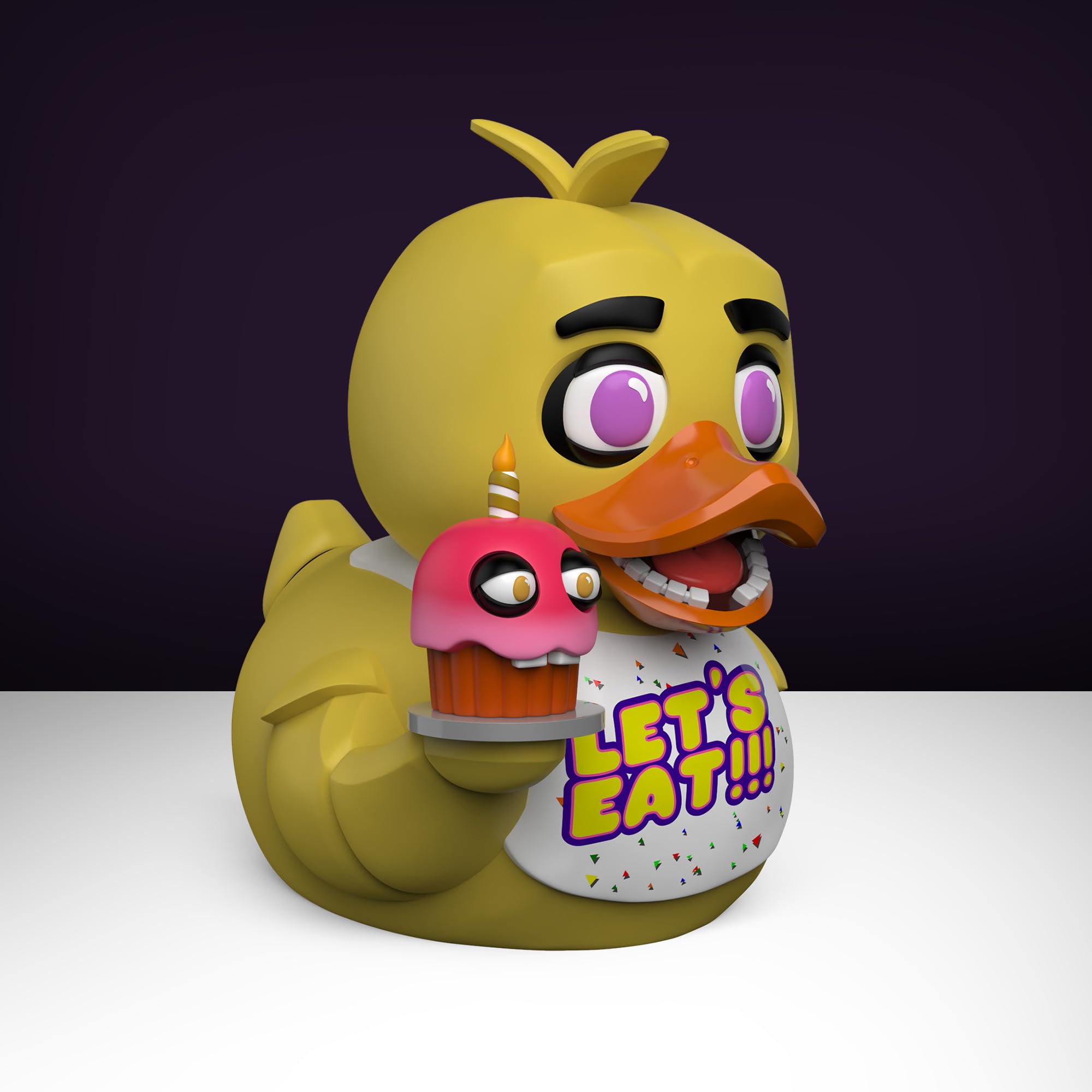 TUBBZ Chica tub display enhances jeep ducking with playful, themed appeal.