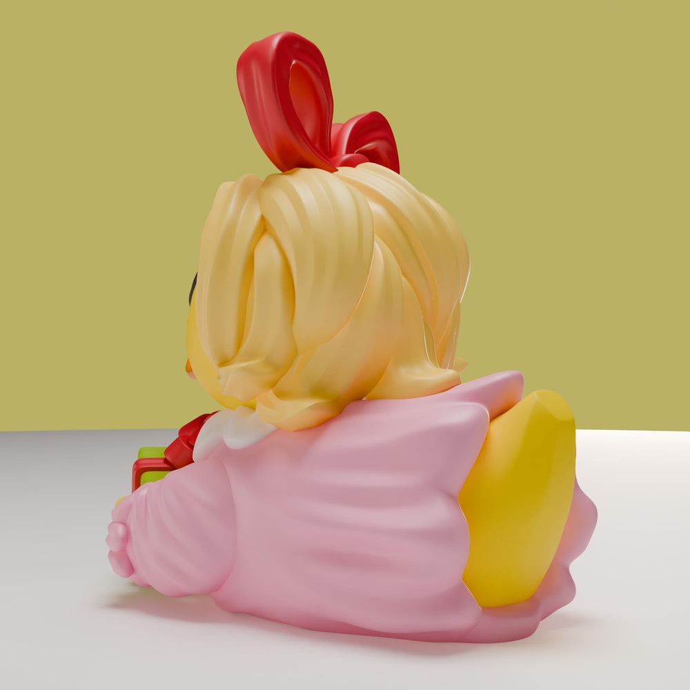 TUBBZ Cindy Lou duck mini figure, small footprint for shelves and dashboards