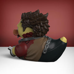 TUBBZ collectible tub duck display supports cross‑franchise collections.