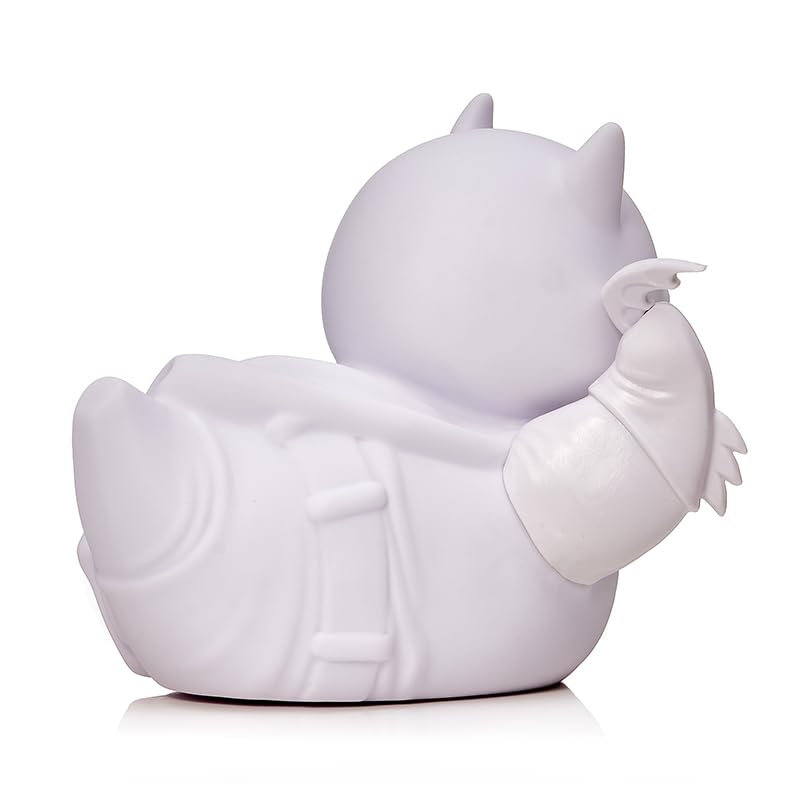 TUBBZ Batman DIY figure on shelf display highlights collectible appeal.