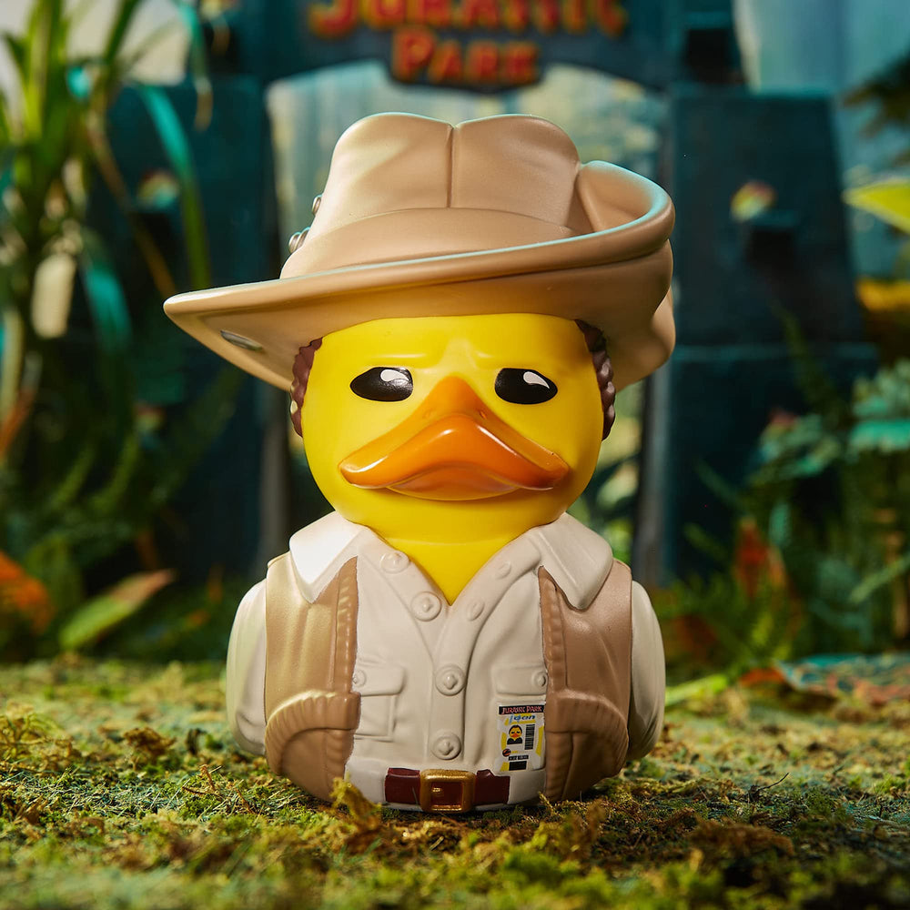 TUBBZ First Edition Jurassic World figure duck in collectible format.