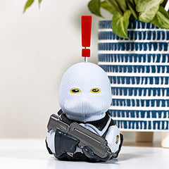 TUBBZ Genome Soldier duck in bathtub display box for shelving setup