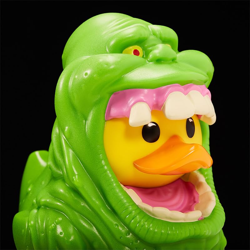 TUBBZ Ghostbusters Slimer on shelf display for collectors.