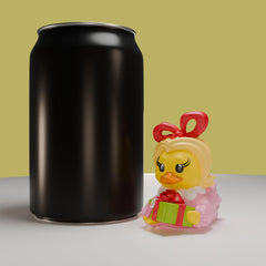 TUBBZ Grinch pop culture duck figure, adds character to gaming or TV decor