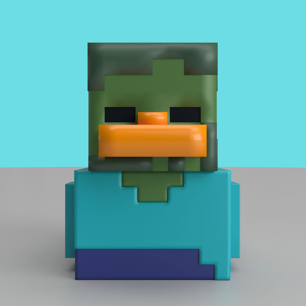 TUBBZ Minecraft Zombie mini duck packaging for display and gifting