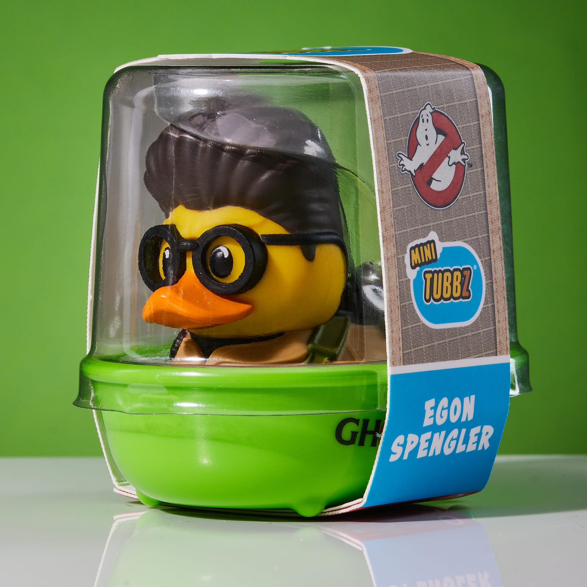 TUBBZ mini bathtub Ghostbusters logo duck designed for compact desk placement.