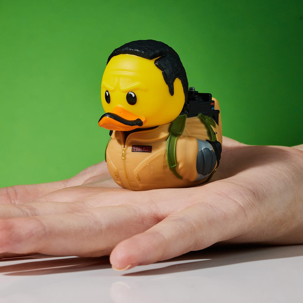 TUBBZ Winston Zeddemore duck on a desk display setup