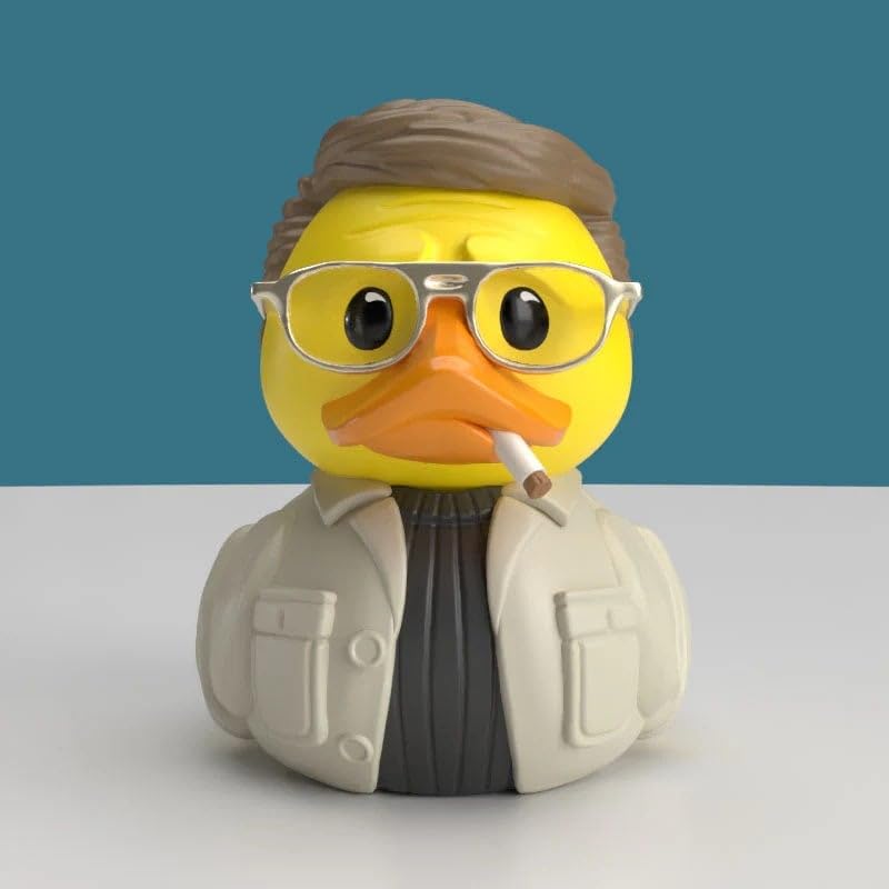 TUBBZ Jaws Martin Brody cosplaying duck enhances shelf display and conversation.