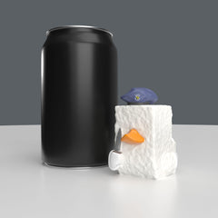 TUBBZ Mini Tofu Duck ready for jeep ducking fun and playful display.