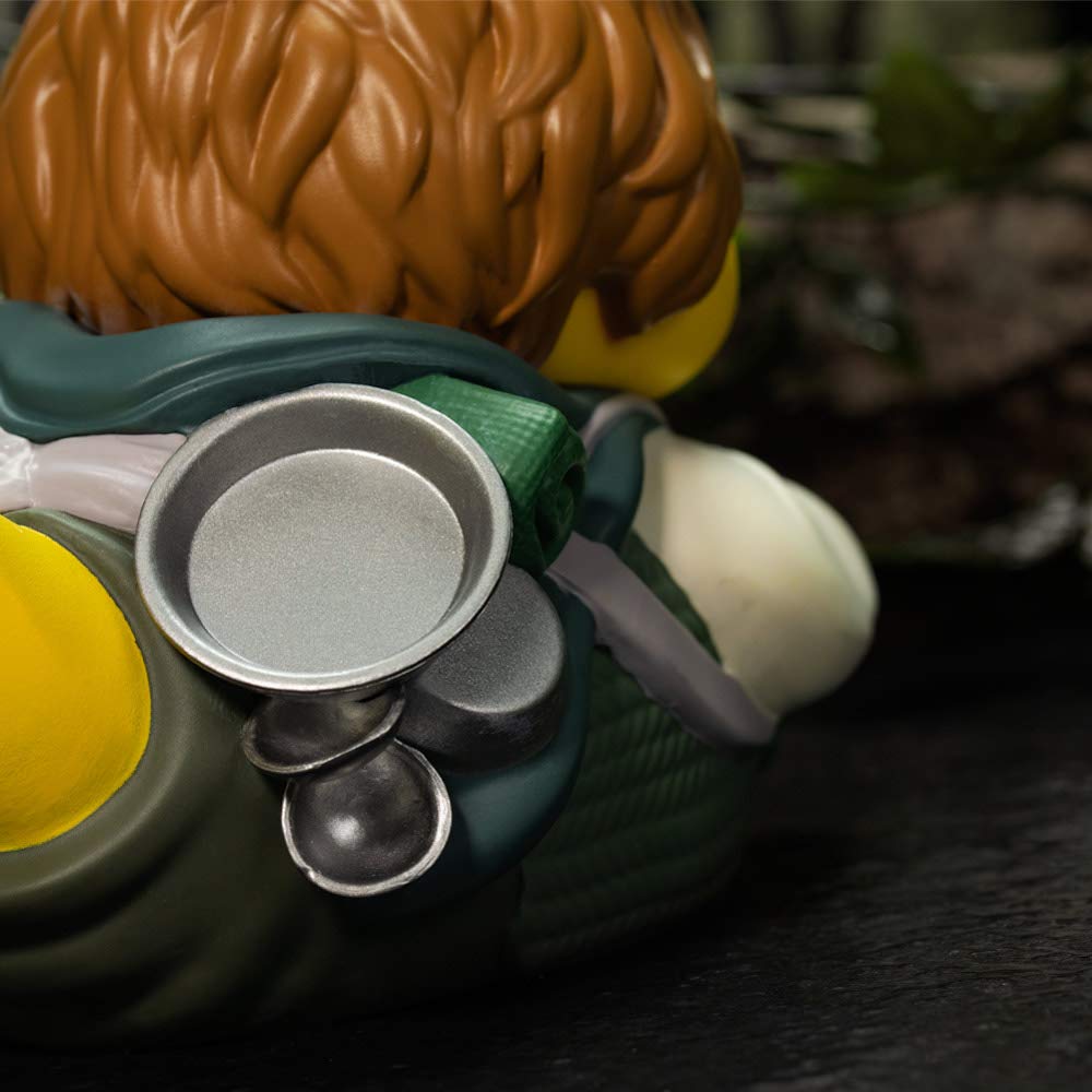 TUBBZ Samwise Gamgee duck on a car dashboard adds whimsy to daily commutes