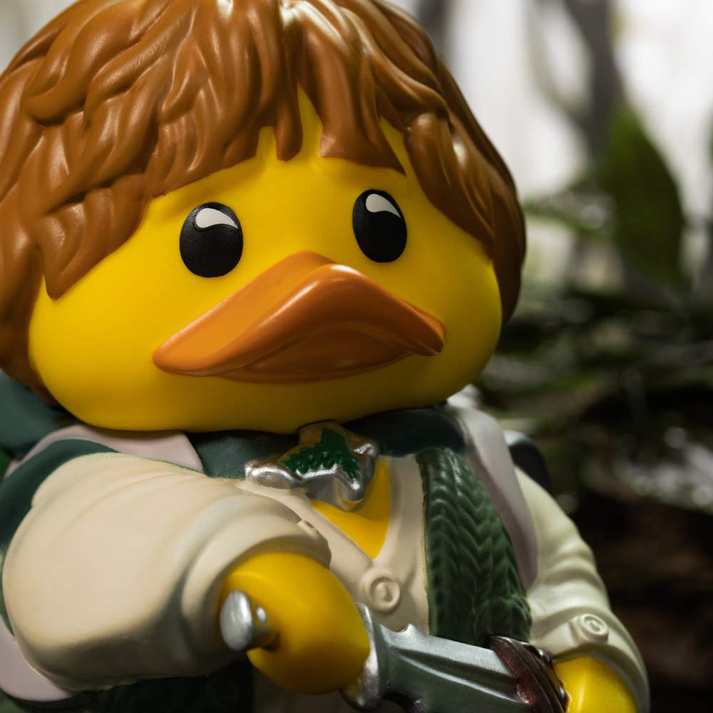 TUBBZ Samwise Gamgee Boxed Edition on a shelf, a conversation-worthy collectible