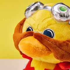 9-inch tall plush designed for cuddles and careful display.